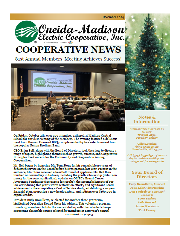 Dec newsletter