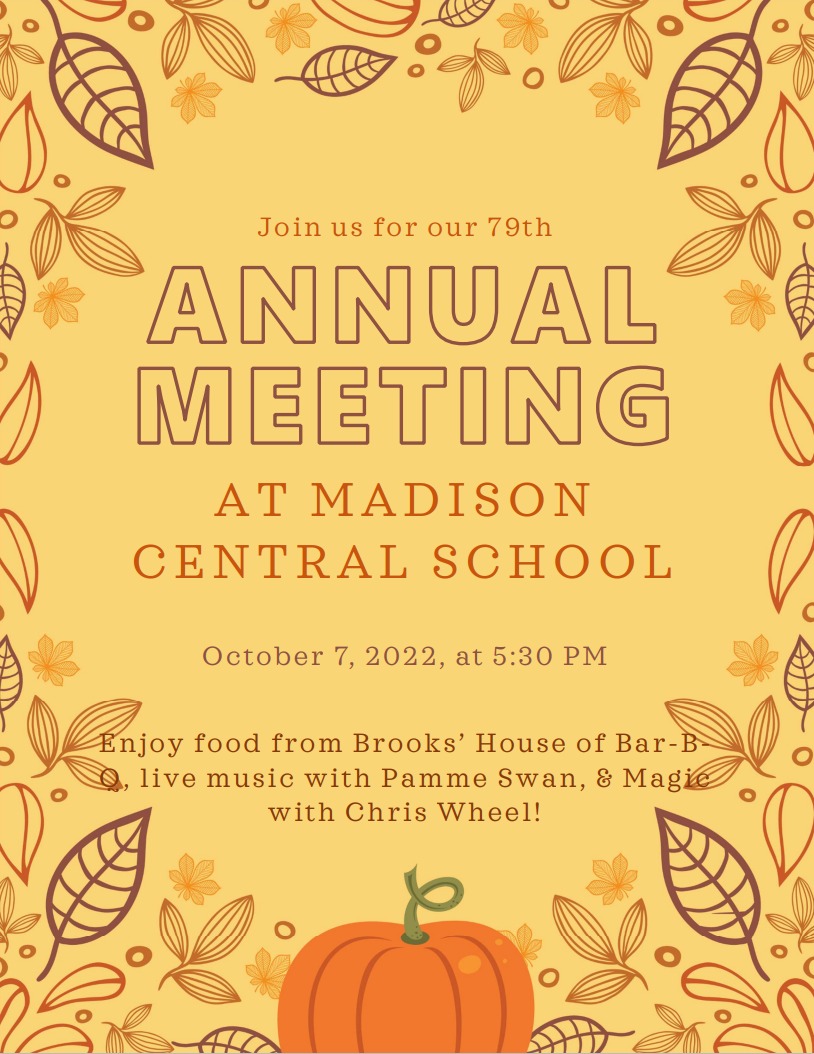 Annual Meeting flyer